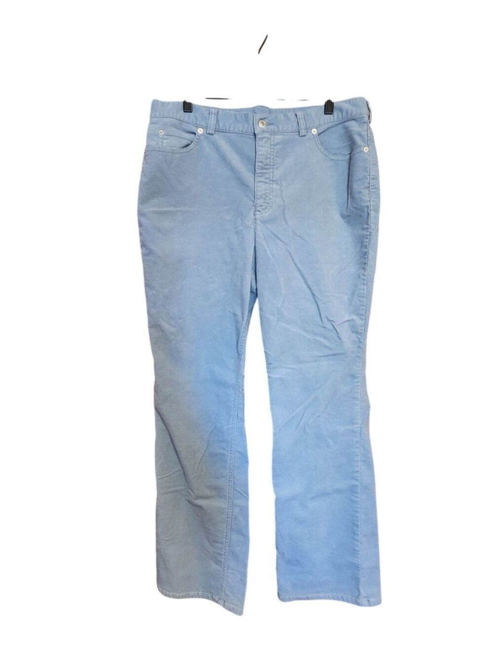 Lands End Baby Blue Corduroy Straight leg pants Womens Size 12